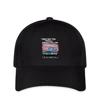 They say you should follow your dreams - Flexfit Cap - black - Front