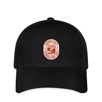 SCHOOLS OUT! - Flexfit Cap - black - Front