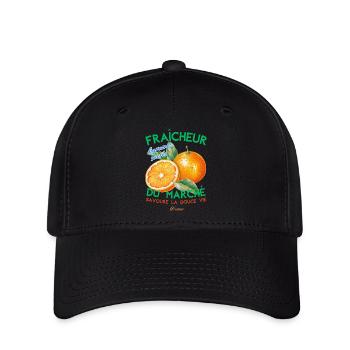 Fraicheur du marché - Flexfit Cap - Schwarz - Vorne