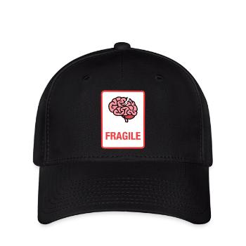 Fragile - Flexfit Cap - black - Front