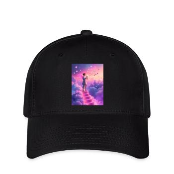 Ein Licht in der digitalen Leere – Soul Over Screen - Flexfit Cap - Schwarz - Vorne