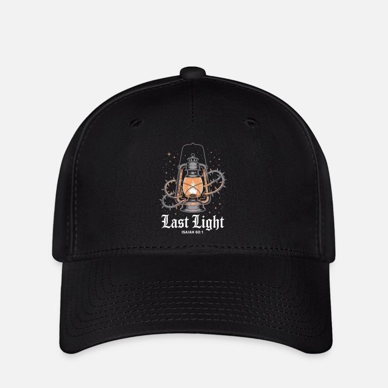 Vintage Lantern Christian - Flexfit Cap - black
