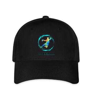Handball Sprungrbener  - Flexfit Cap - Schwarz - Vorne