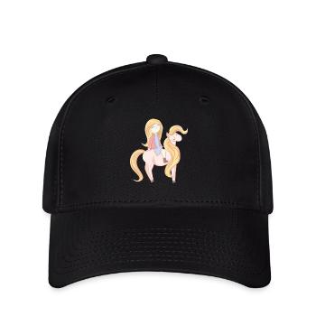 Pony fille - Casquette Flexfit - noir - Devant