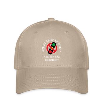 Qui critique le feu tricolore - Casquette Flexfit - kaki - Devant
