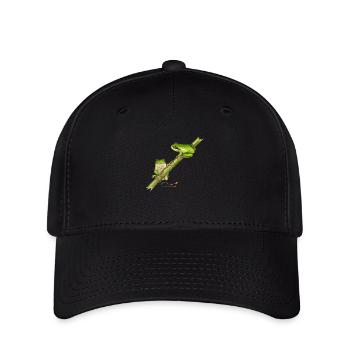 Laubfrosch - Flexfit Cap - Schwarz - Vorne