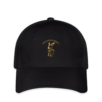 lapin - Casquette Flexfit - noir - Devant