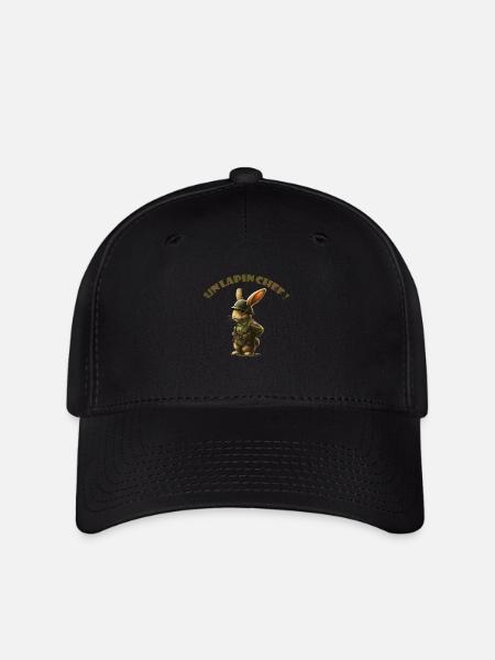 lapin - Casquette Flexfit - noir