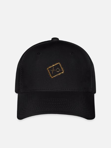 Spielkarten, Pokerspieler - Flexfit Cap - Schwarz