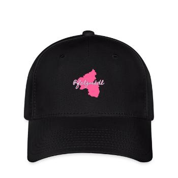 Pfalzmädel,Rheinland-Pfalz, Pfälzer, Pfalz - Flexfit Cap - Schwarz - Vorne