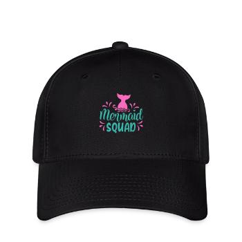 Mermaid squad - Flexfit Cap - black - Front