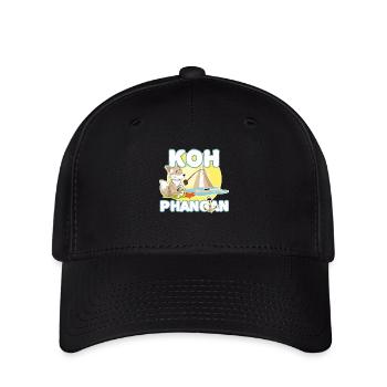 Segeln Angeln k8h phangan - Flexfit Cap - Schwarz - Vorne