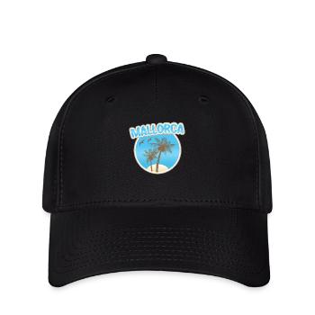 Majorque - Casquette Flexfit - noir - Devant