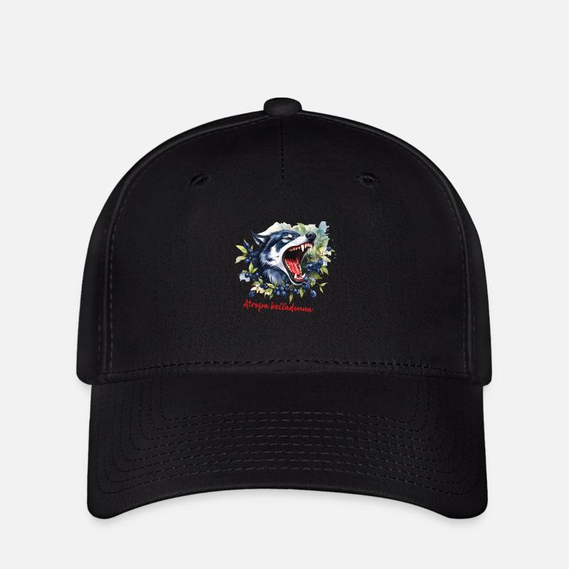 Wolfberry – Atropa belladonna - Flexfit Cap - black