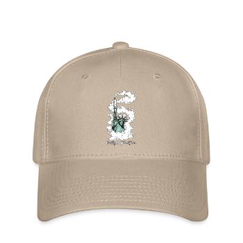 the Land of the Free - Flexfit Cap - Khaki - Vorne