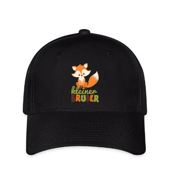 kleiner Bruder Fuchs - Flexfit Cap - Schwarz - Vorne