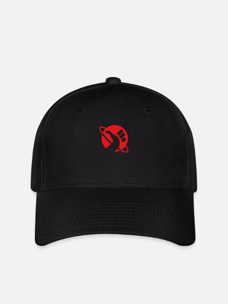 Daumen Planet! - Flexfit Cap - Schwarz