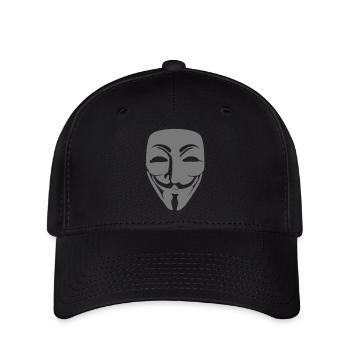 masque vectoriel - Casquette Flexfit - noir - Devant