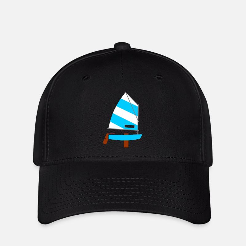 Segelboot - Flexfit Cap - Schwarz