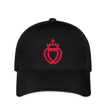 vendée coeur vendéen 85 - Casquette Flexfit - noir - Devant