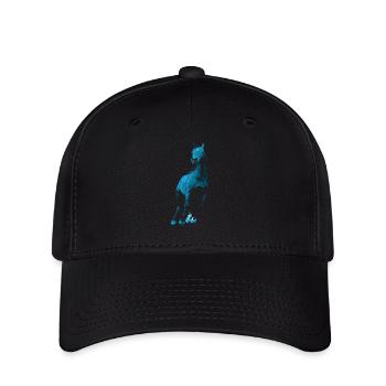 Pferd - Flexfit Cap - Schwarz - Vorne