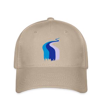 river, stream, colors - Flexfit Cap - khaki - Front