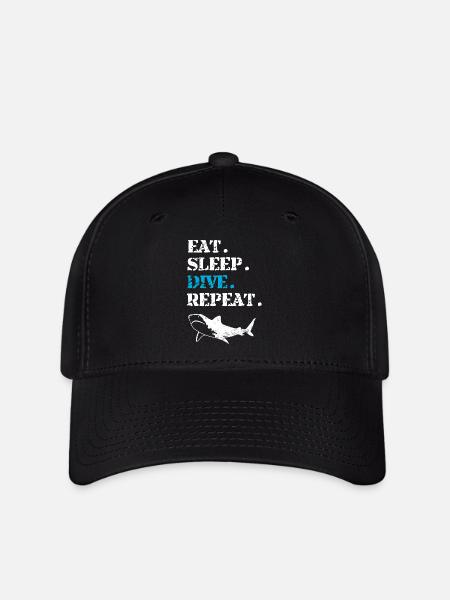 Tauchen Taucher - Flexfit Cap - Schwarz