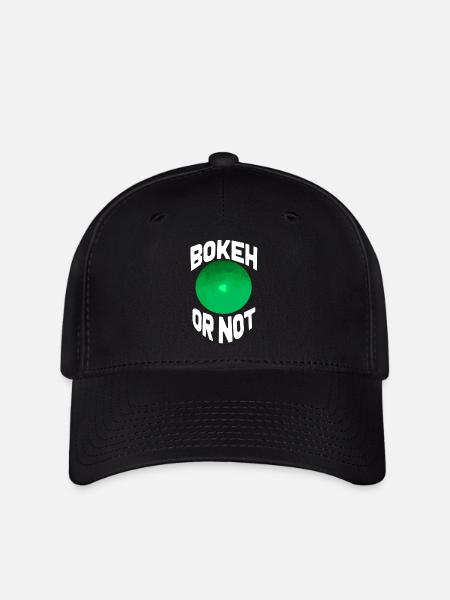 Bokeh or not - White - Flexfit Cap - black