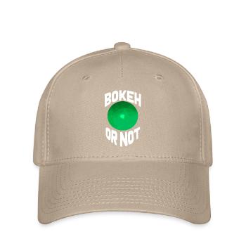 Bokeh or not - Blanc - Casquette Flexfit - kaki - Devant