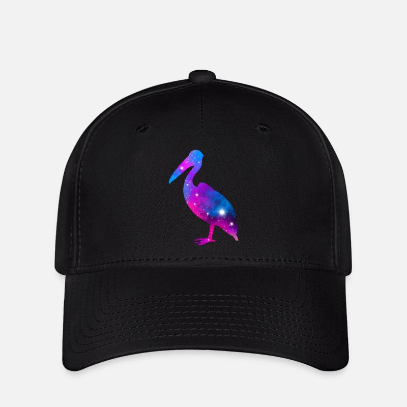 Galaxy Pelican - Flexfit Cap - black