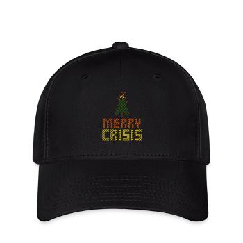 Merry Crisis - Der Baum brennt - Flexfit Cap - Schwarz - Vorne