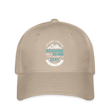 50 ans anniversaire homme pour amoureux - Casquette Flexfit - kaki - Devant