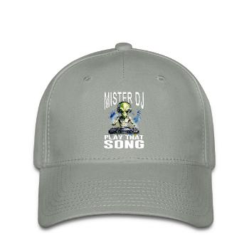 Mister DJ 1 - Flexfit Cap - Grüngrau - Vorne