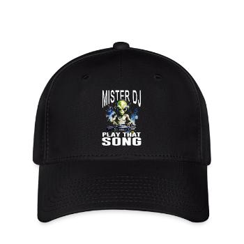 Mister DJ 1 - Casquette Flexfit - noir - Devant