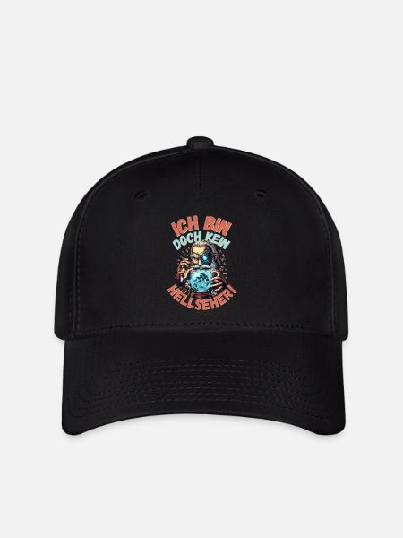 Bin doch kein Hellseher - Flexfit Cap - Schwarz