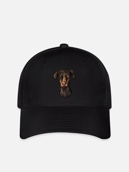 Dobermann - Flexfit Cap - Schwarz