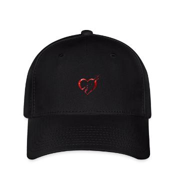 Heart Shot - Flexfit Cap - black - Front