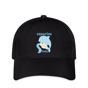 aquarius baby - Flexfit Cap - Schwarz - Vorne