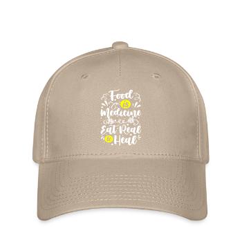 Ernährungsberater Fitness Diät Beratung - Flexfit Cap - Khaki - Vorne