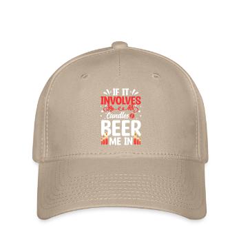 Candles Fire Romance - Flexfit Cap - khaki - Front