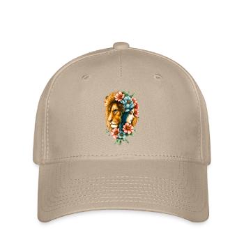 Femme merveilleuse dont les cheveux longs - Casquette Flexfit - kaki - Devant