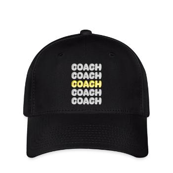 coach - Flexfit Cap - black - Front