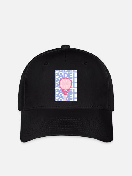 Padel poster - Flexfit Cap - black