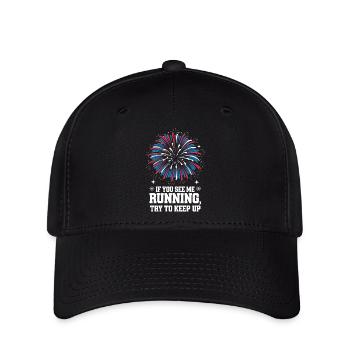Pyrotechniker Feuerwerk Pyrotechnik - Flexfit Cap - Schwarz - Vorne