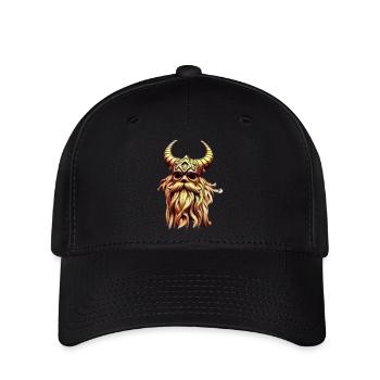 Ragnar Gold - Flexfit Cap - black - Front