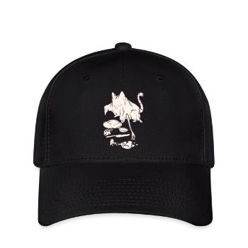 Scène de crime - Halloween Cat - Casquette Flexfit - noir - Devant