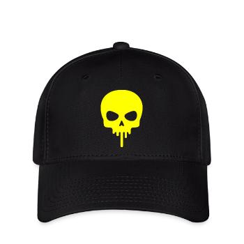 Neon Skull Dripping - Flexfit Cap - black - Front