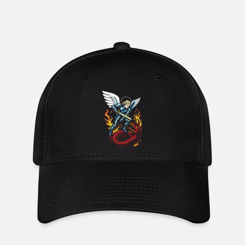 Michel - Casquette Flexfit - noir