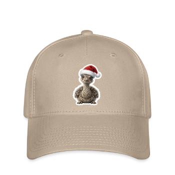Poussins d’autruche confus en fièvre de Noël - Casquette Flexfit - kaki - Devant