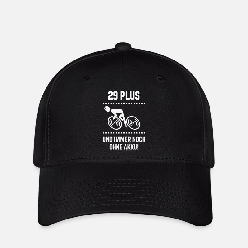 29 Plus – toujours sans batterie ! Vélo de route vélo W - Casquette Flexfit - noir